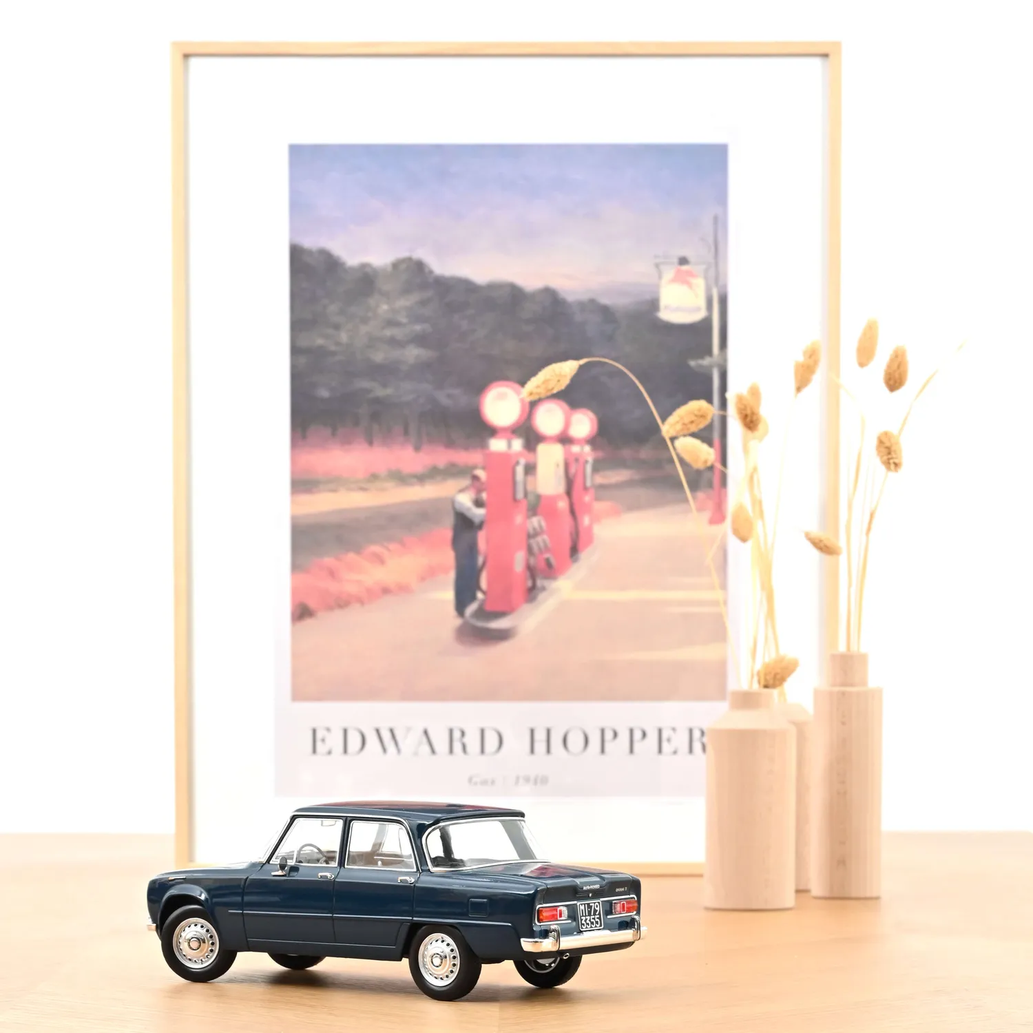 Norev Alfa Romeo Giulia TI 1964 voiture miniature 1/18 bleu