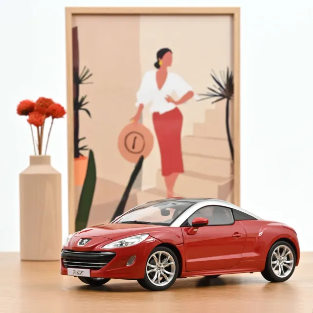 Norev Peugeot RCZ 2010 miniature 1/18 rouge tourmaline 200 pcs