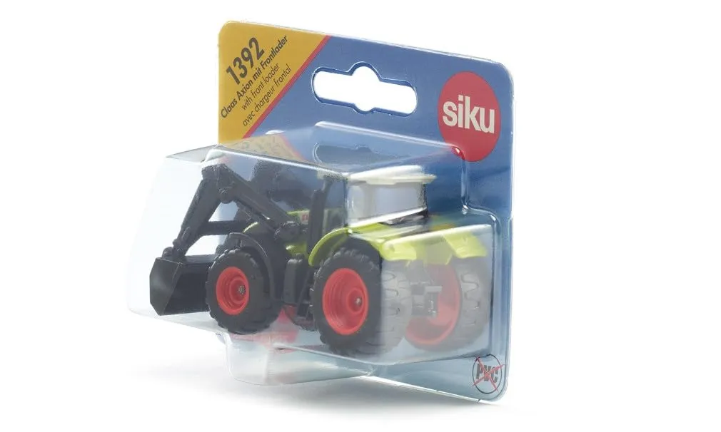 SIKU Farmer 1392 Claas Axion tracteur miniature vert avec chargeur