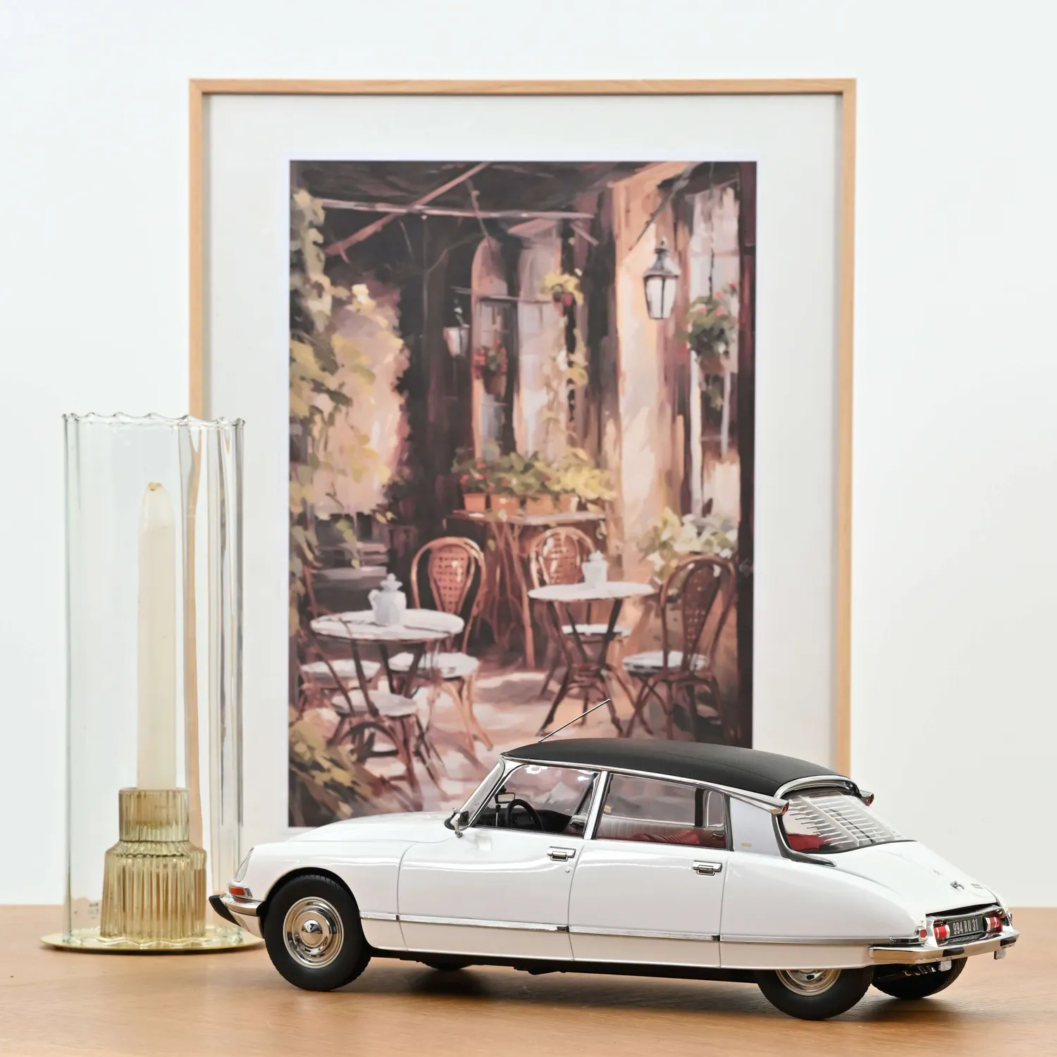 Norev Citroën DS 23 Pallas 1973 miniature 1/12 blanche 200pcs