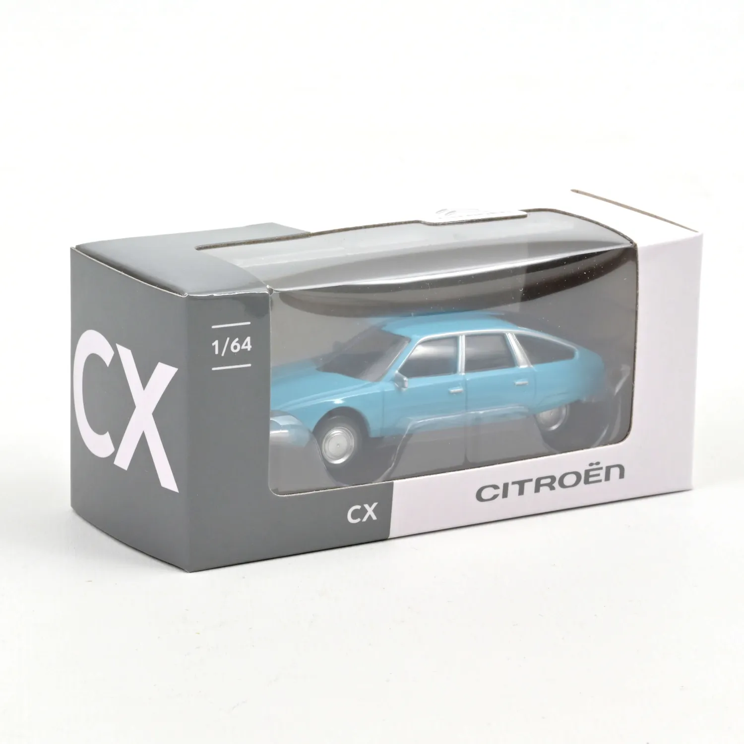 Norev Citroën CX 1974 miniature 1/64 display 36 bleu argent