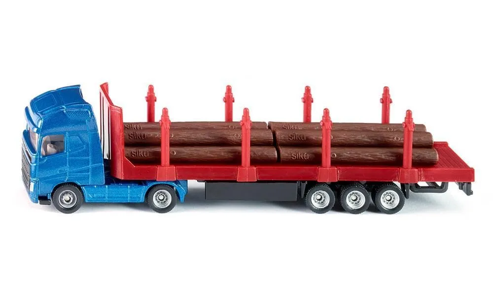 SIKU 1685 Camion benne remorque miniature gris rouge 15,2cm