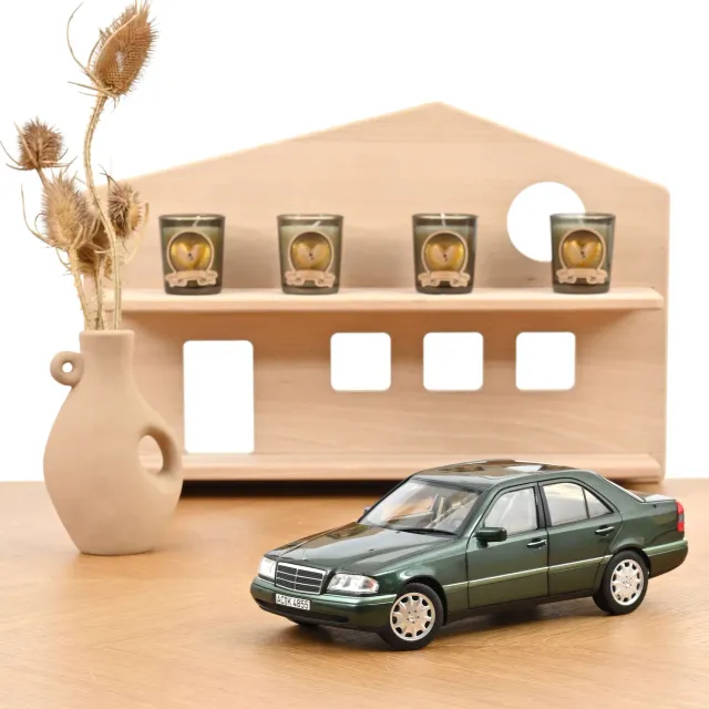 Norev Mercedes Classe C 1993 miniature 1/18 vert malachite