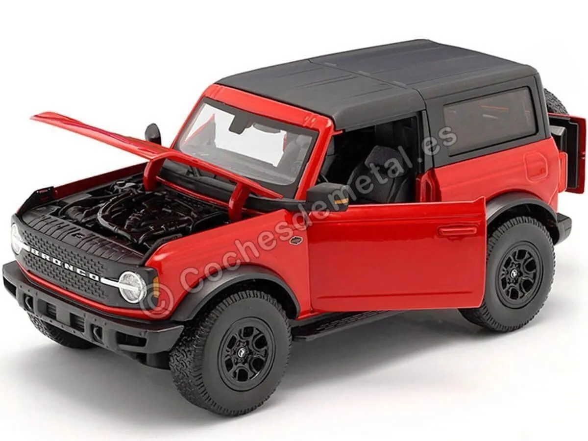 Maisto 531456 Ford Bronco Wildtrak voiture miniature 1:18 rouge