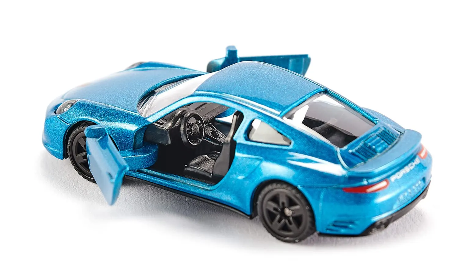 SIKU 1506 Porsche 911 Turbo S voiture miniature bleu portes