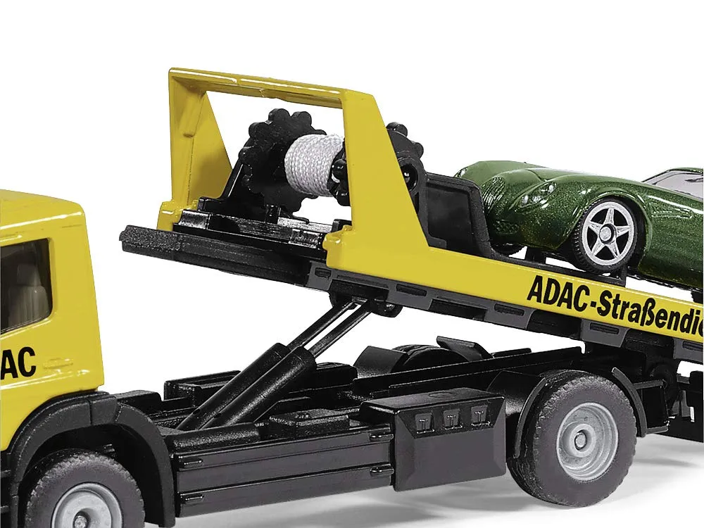 Siku 2712 dépanneuse + voiture miniature 1/55 jaune ADAC