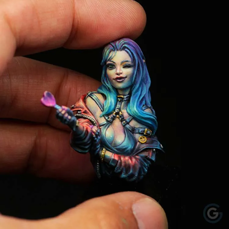 Graphigaut Studio Roxanne Lady Vampire lot 2 bustes 40mm résine