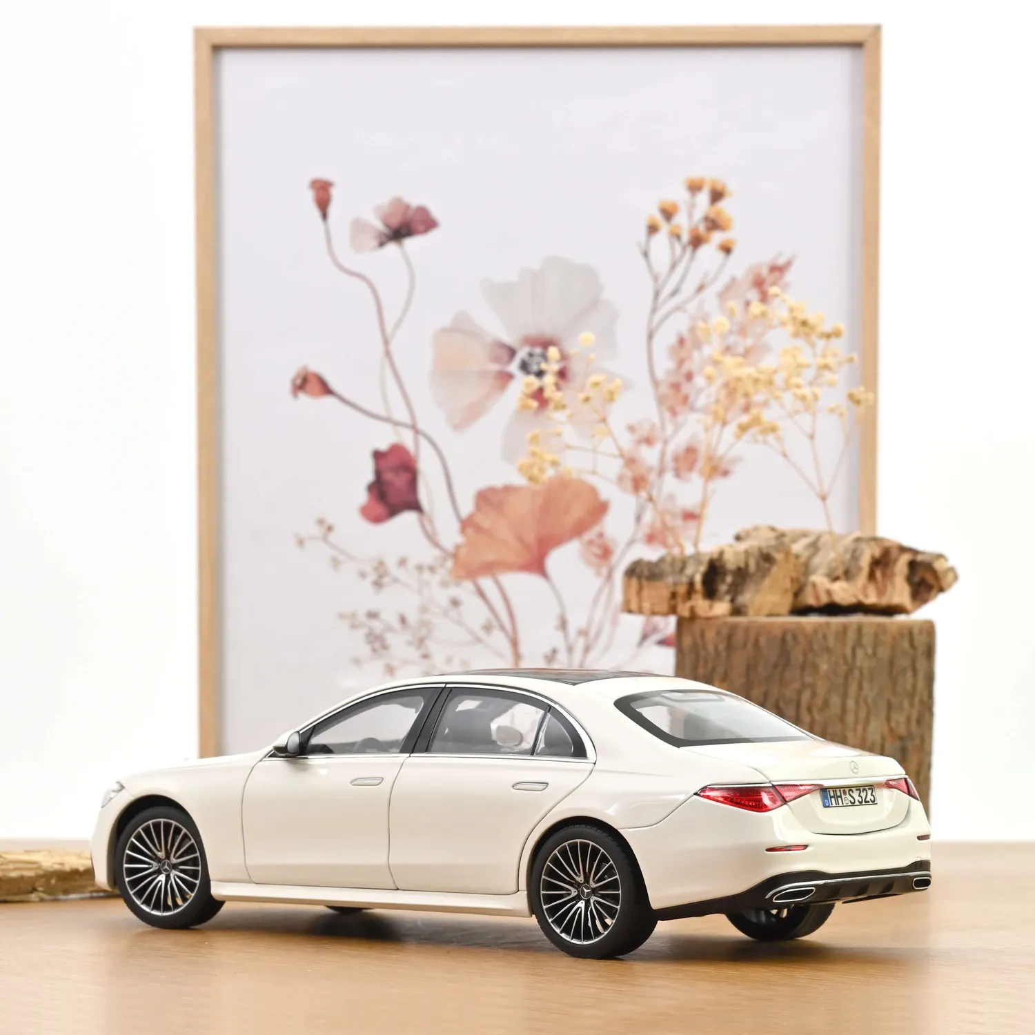 Norev Mercedes Classe S AMG-Line 2021 miniature 1/18 blanc
