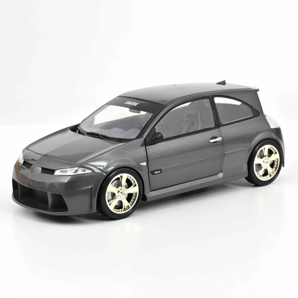Norev Renault Mégane MTK 2004 miniature 1/18 gris hologramme