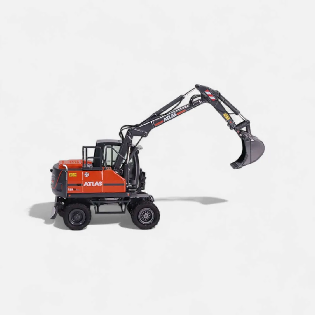 NZG Atlas 155W pelle sur pneus 1/50 flèche articulée