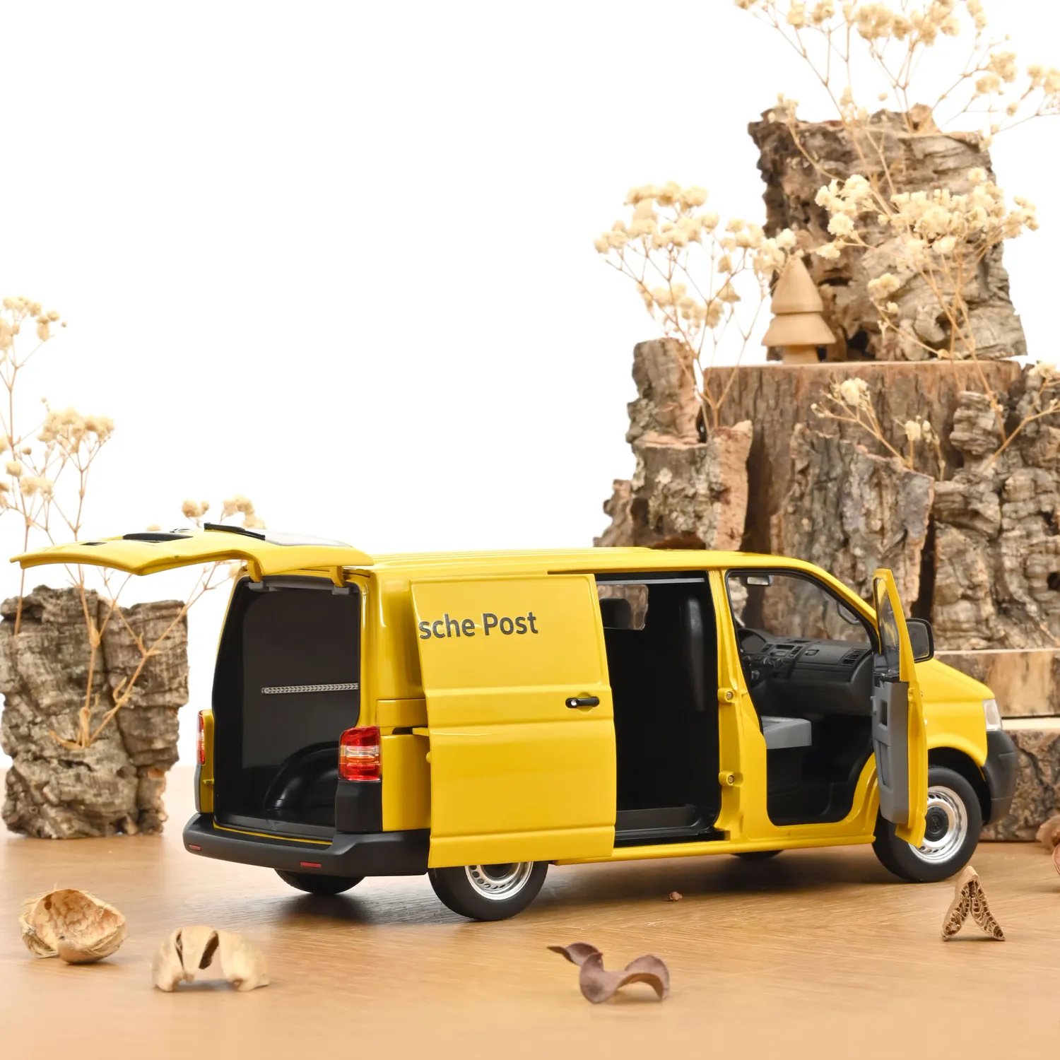 Norev VW Transporter 2003 miniature 1/18 Poste