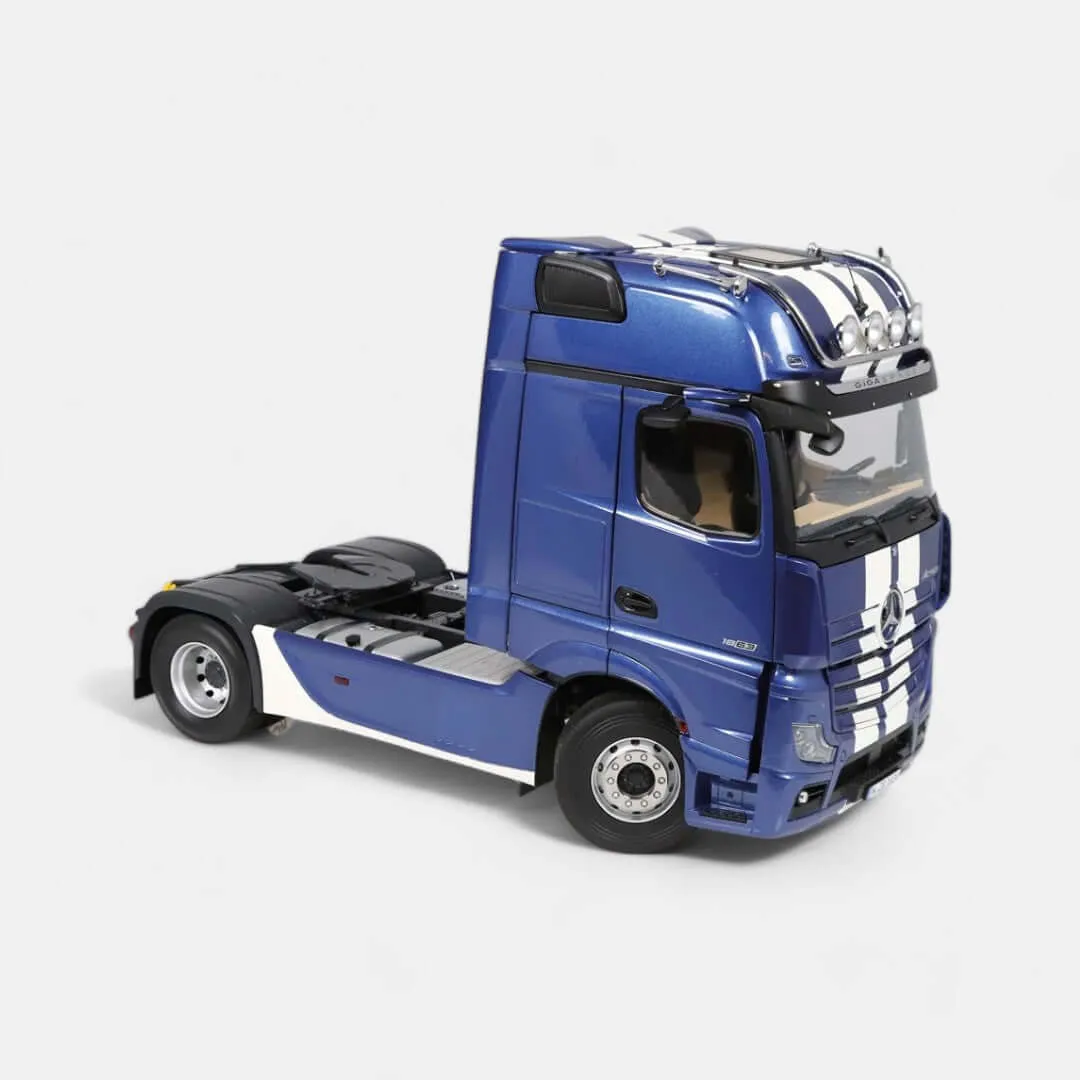 NZG Mercedes Actros GigaSpace camion miniature 1:18 bleu 4x2