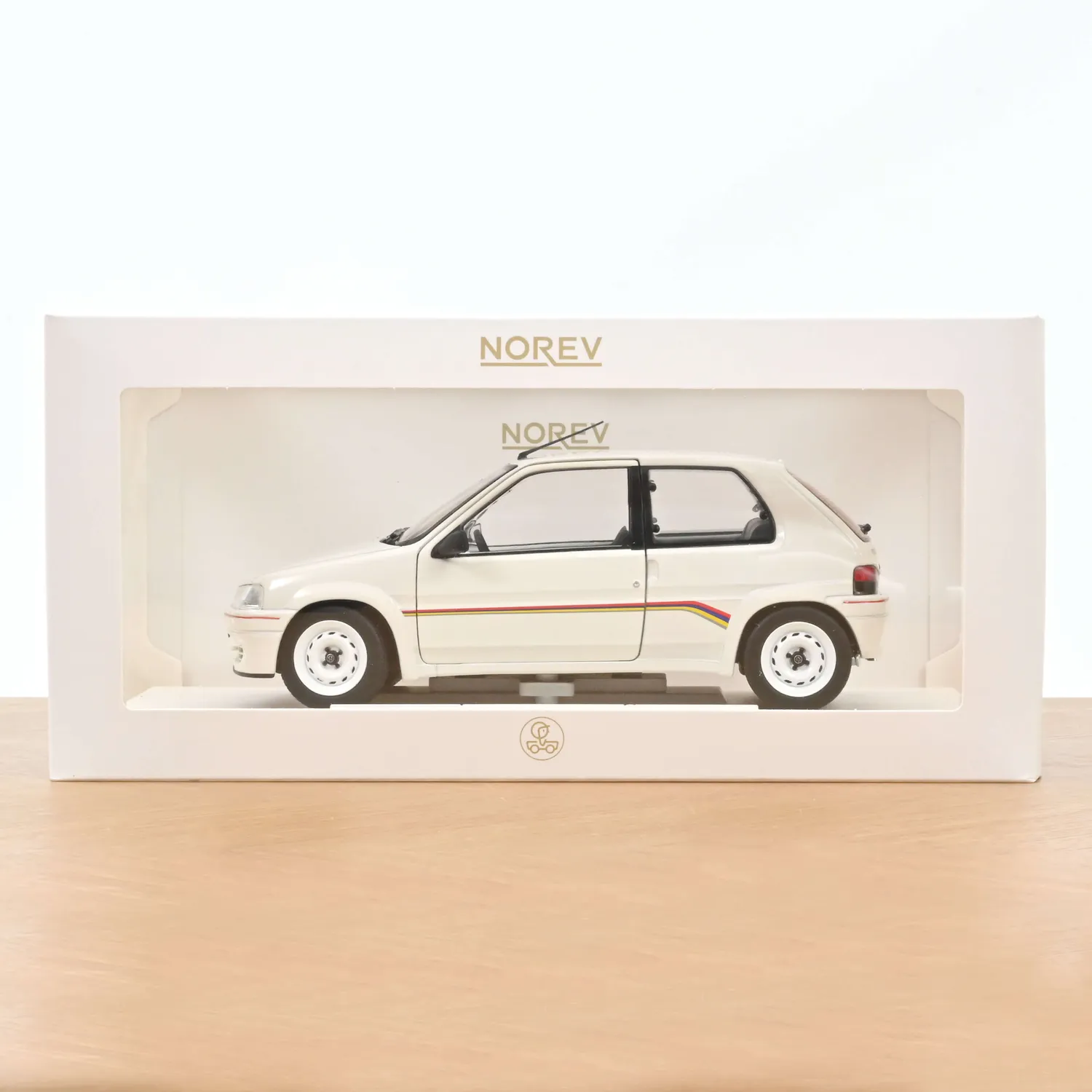 Norev Peugeot 106 Rallye 1.3 1993 miniature 1/18 blanc