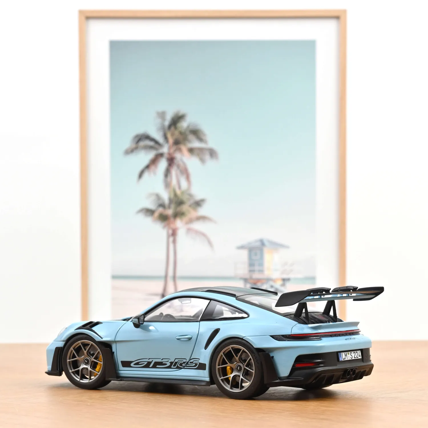 Norev Porsche 911 GT3 RS 2022 miniature 1/18 bleu