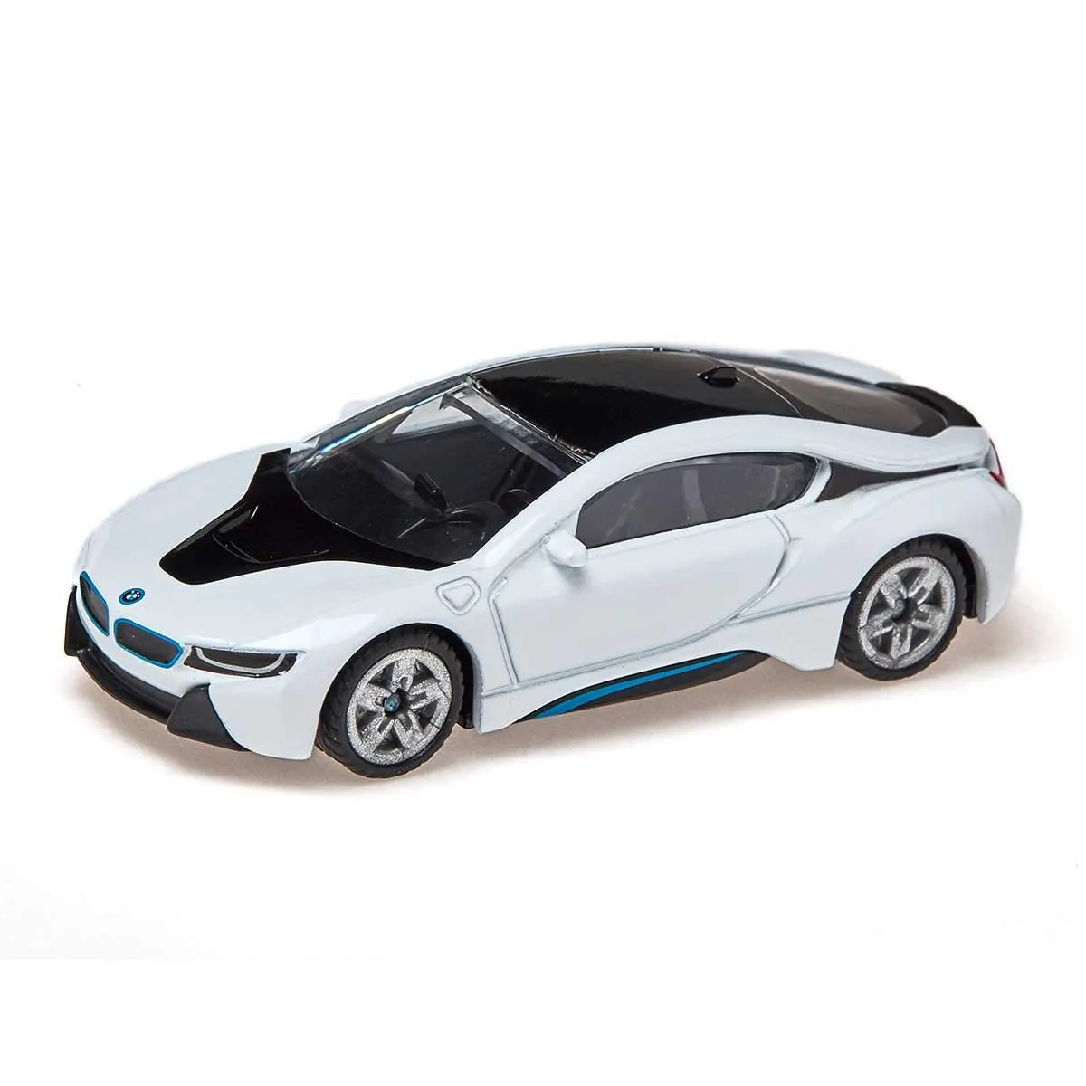 SIKU Super 1458 BMW i8 miniature auto noir/blanc métal