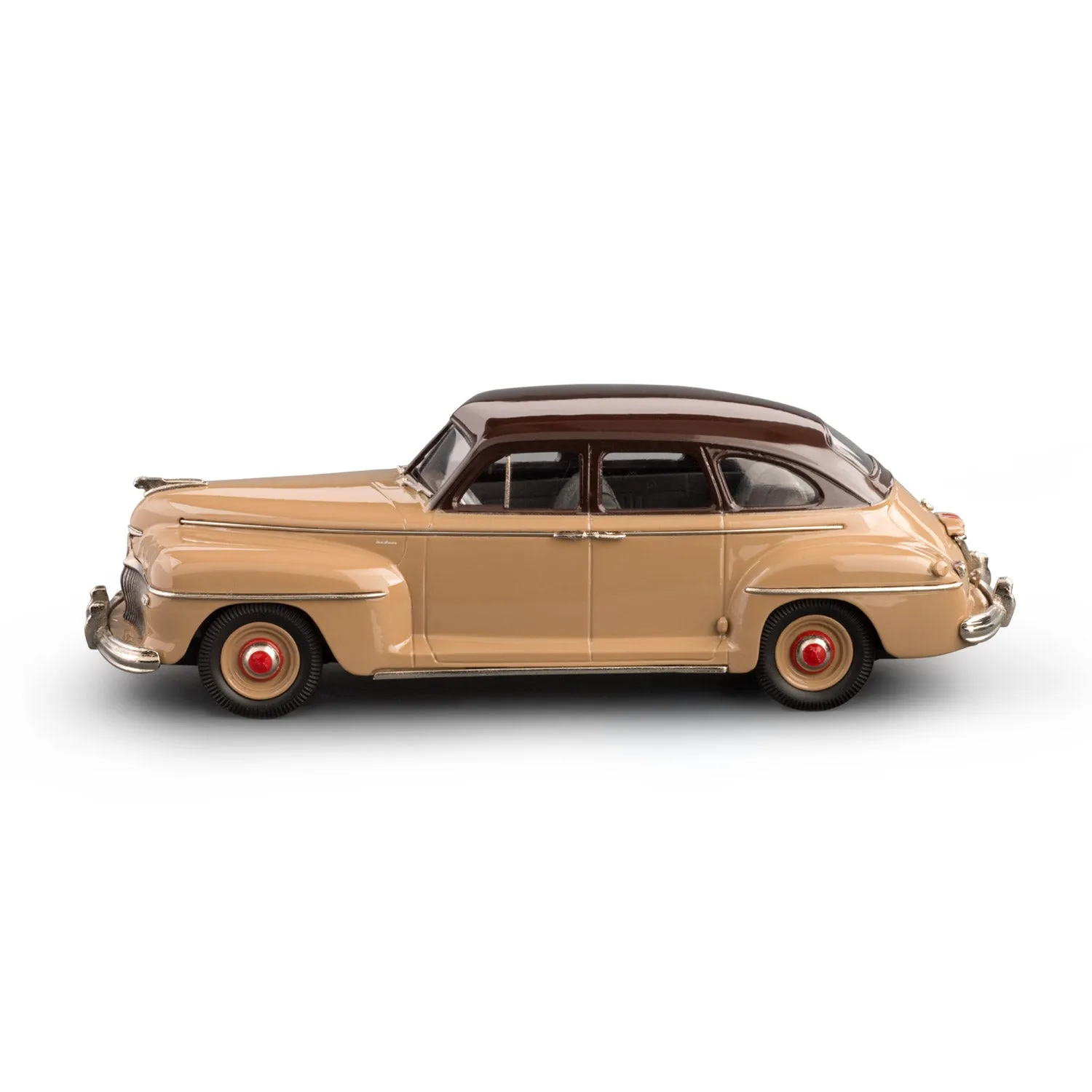 Brooklin 1942 DeSoto berline miniature beige-marron 1/43