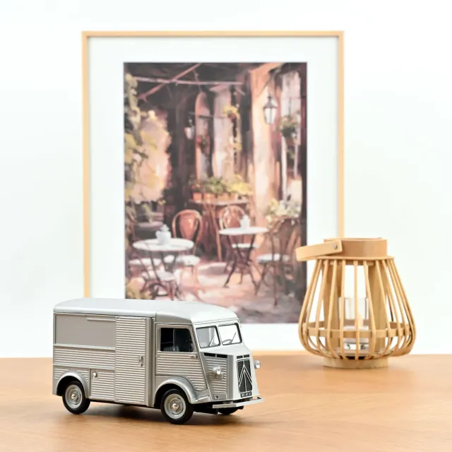 Norev Citroën Type H 1952 miniature argent grande échelle