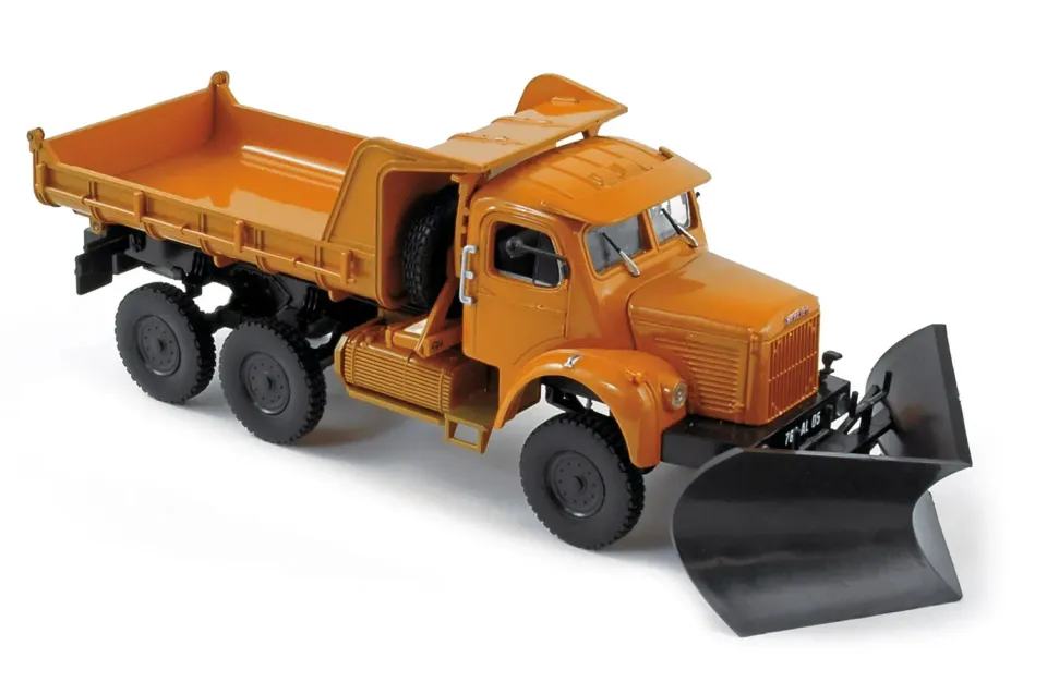 Norev Berliet GBC 8 6x6 Chasse-neige 1959 DDE miniature 1/43