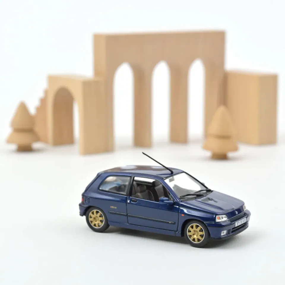 Norev Renault Clio Williams 1996 miniature 1/43 bleue youngtimer