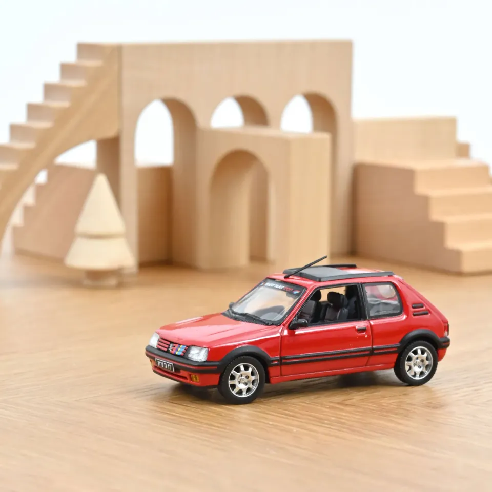 Norev Peugeot 205 GTI 1.9 1991 miniature 1/43 rouge PTS