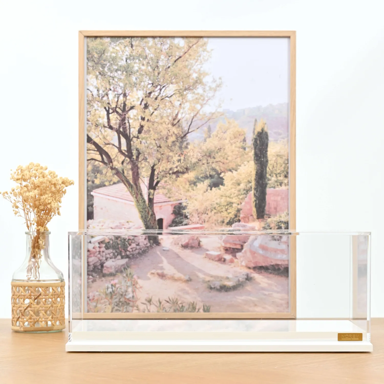 Norev Boîte Vitrine Blanche 1/18 Voiture Miniature Acrylique