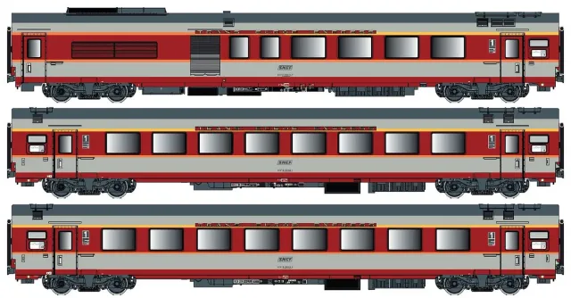 MINIS Jules Verne voiture SNCF Ep.IV lot de 3 N Corail