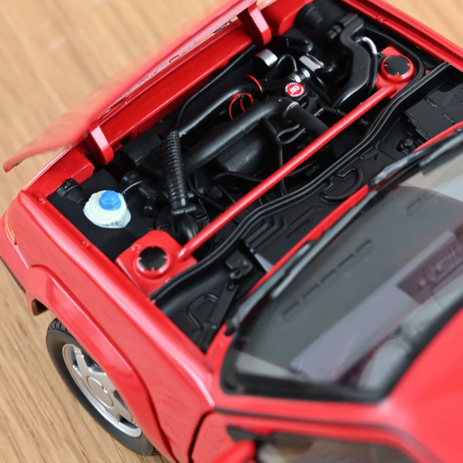 Norev Renault Super 5 GT Turbo Ph2 rouge miniature 1/18