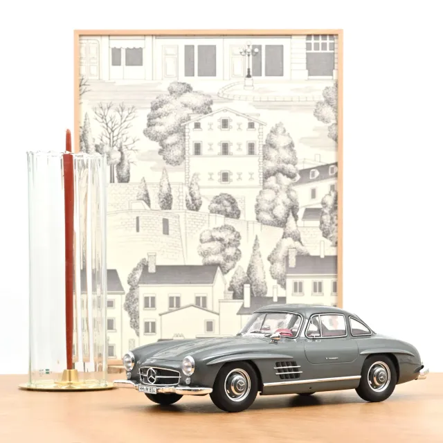 Norev Mercedes 300 SL 1954 voiture miniature 1/12 gris