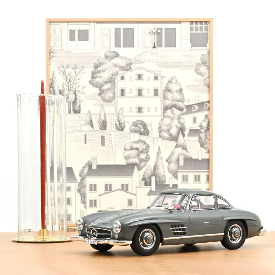 Norev Mercedes 300 SL 1954 voiture miniature 1/12 gris
