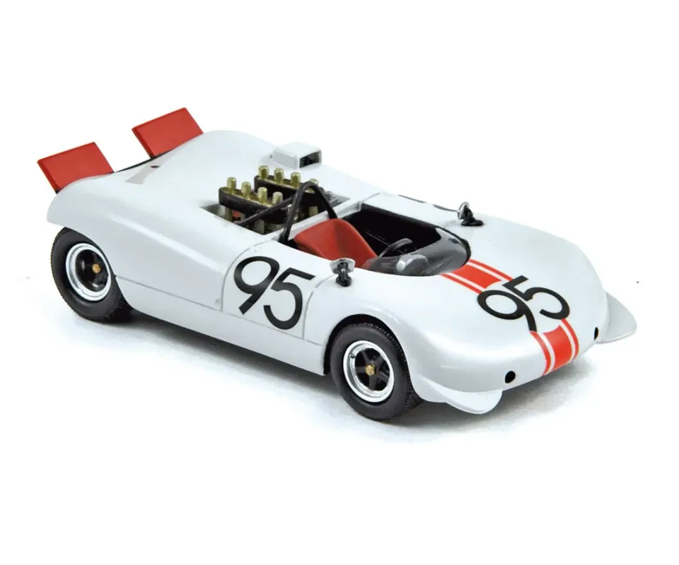 Norev Porsche Bergspyder 909 1968 miniature 1/43 Gaisberg Rennen 95 Gerhard Mitter course