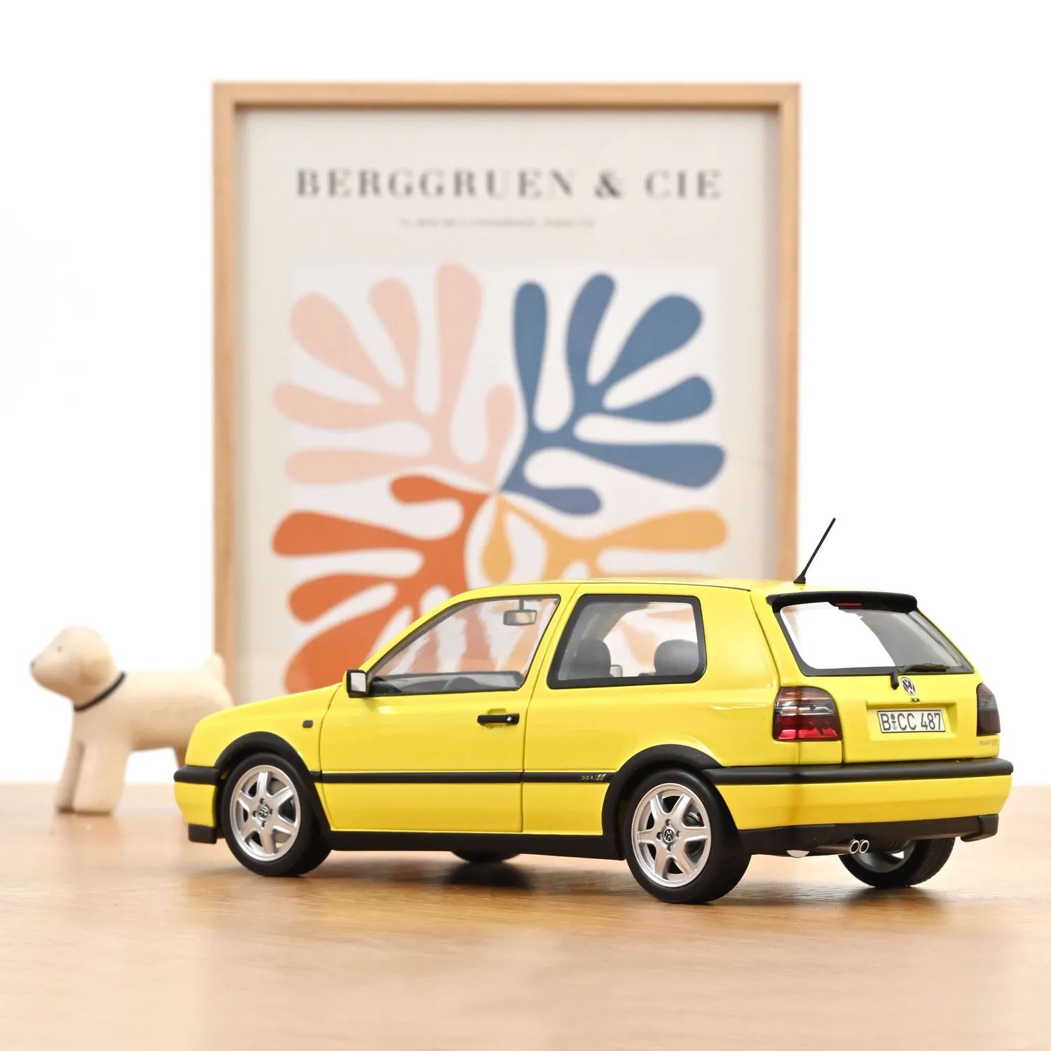Norev VW Golf GTI Color Concept 1994 miniature 1/18 jaune