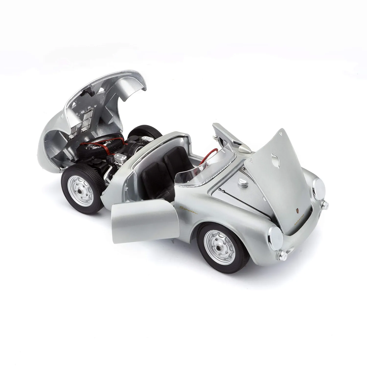 Maisto Porsche 550A Spyder miniature 1/18 grise