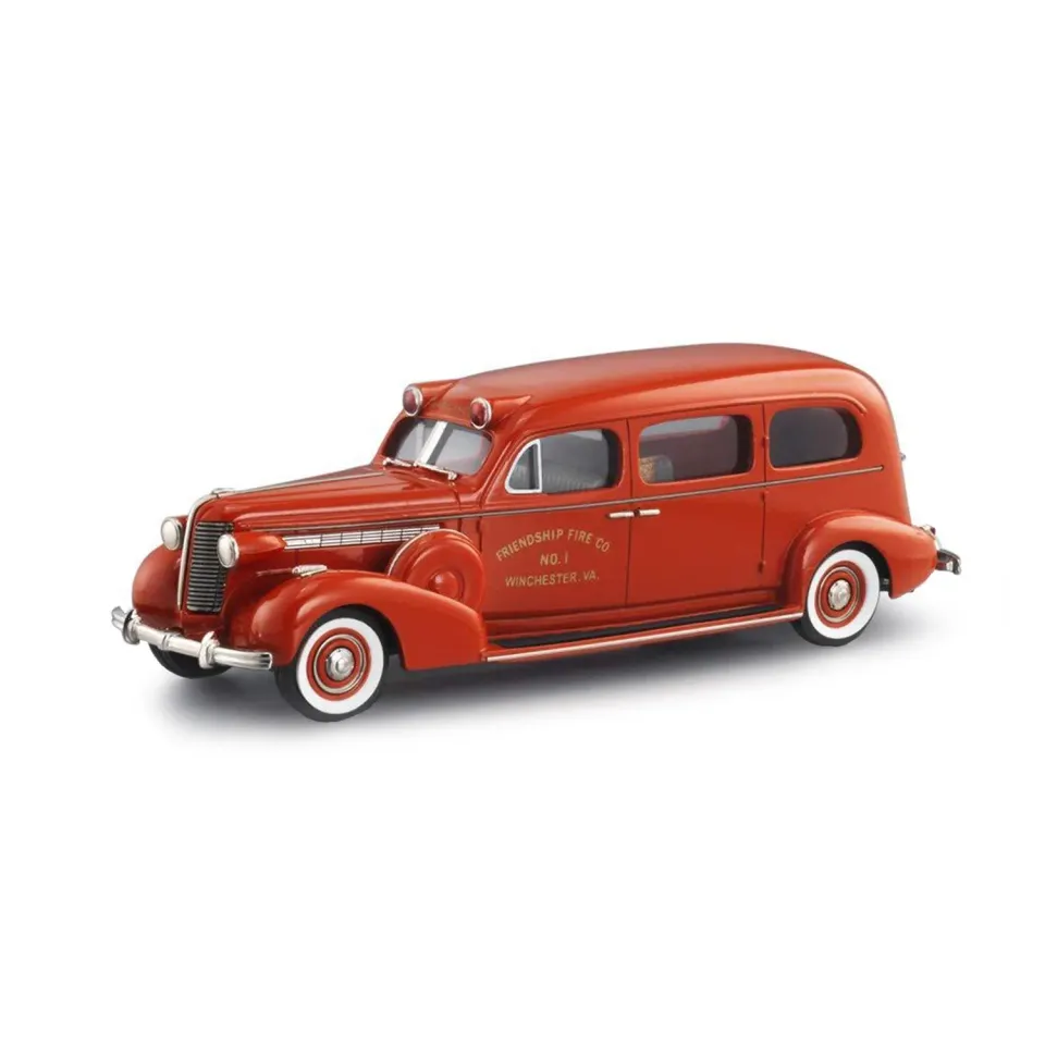 Brooklin CSV 1938 Flxible-Buick ambulance miniature rouge