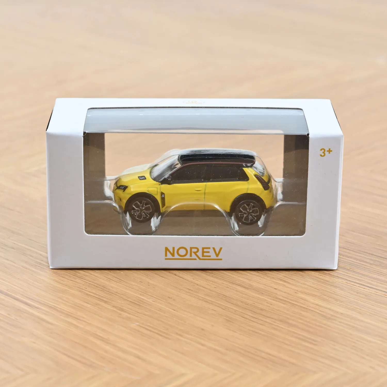 Norev Renault 5 E-Tech 2024 miniature 1/64 jaune