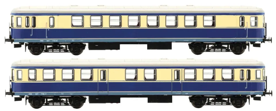 MINIS Rh 7758 autorail ÖBB 2 unités Ep.III-IV