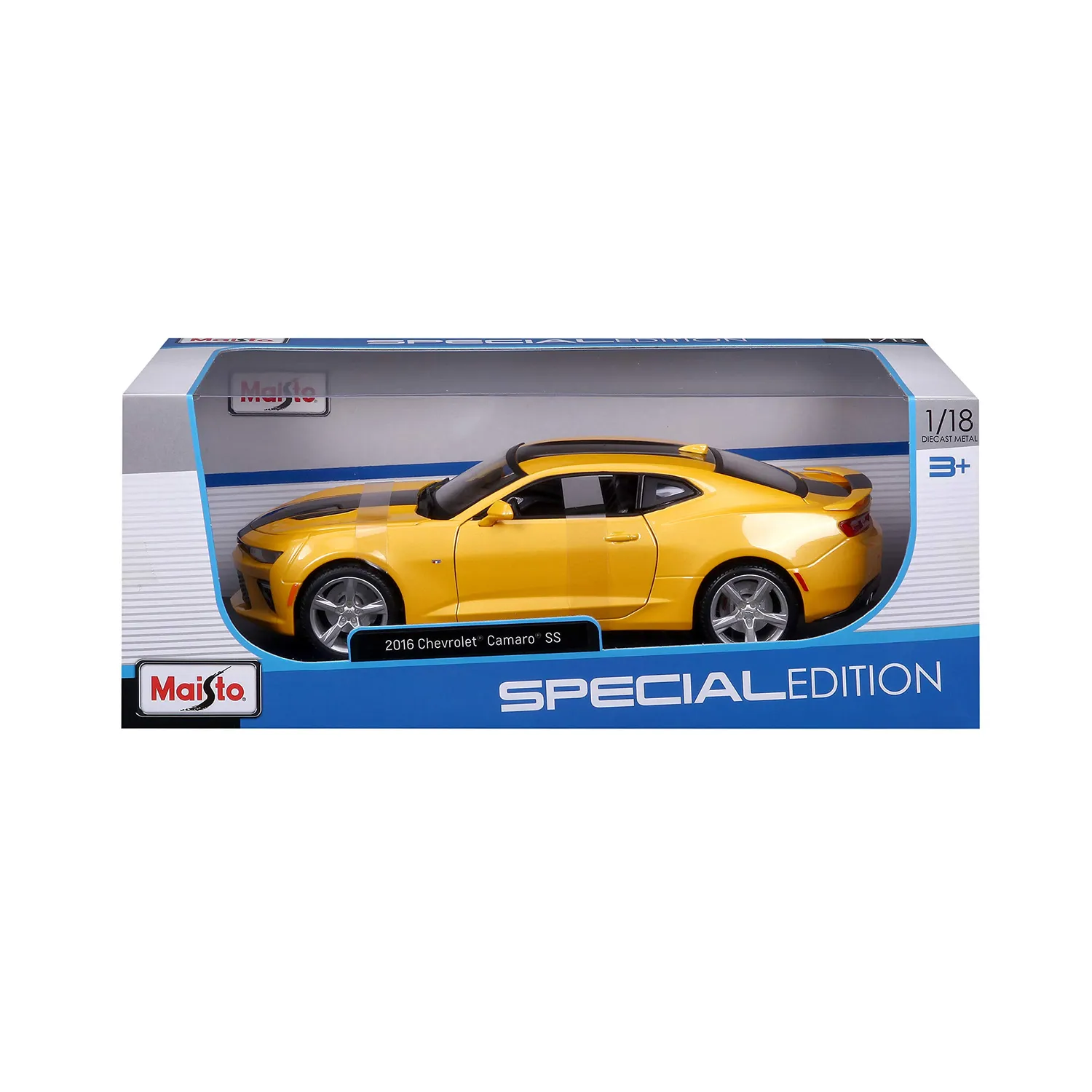 Maisto 31689 Chevrolet Camaro SS Bumblebee miniature 1:18 jaune
