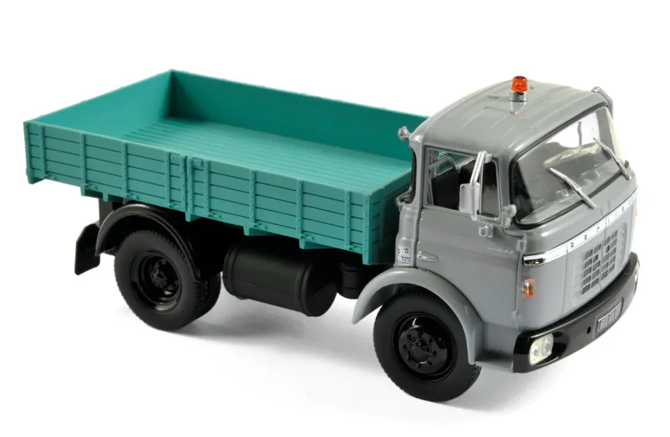 Norev Berliet GAK Benne 1960 camion miniature 1/43 gris