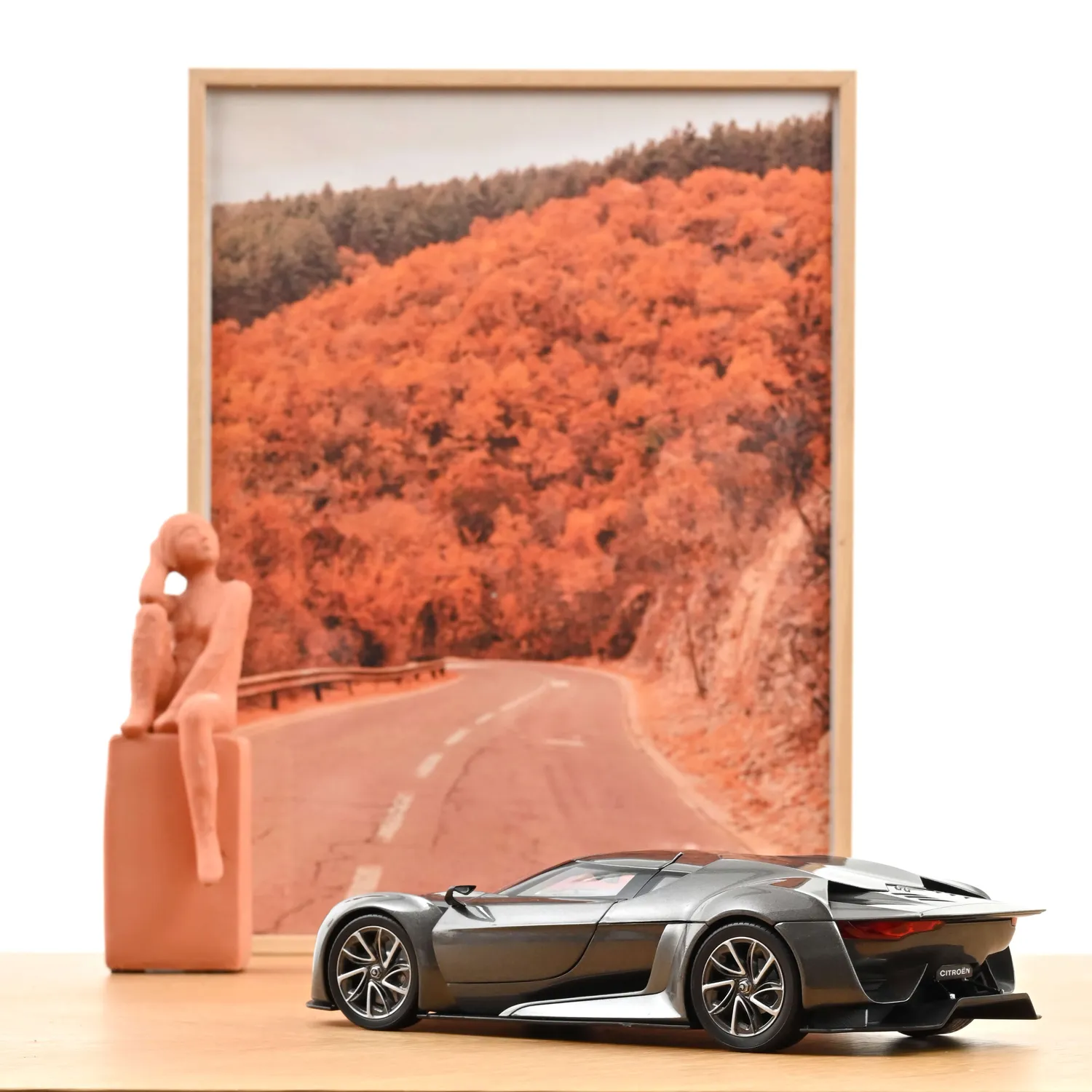 Norev GT by Citroën 2008 miniature 1/18 gris concept 200 pcs