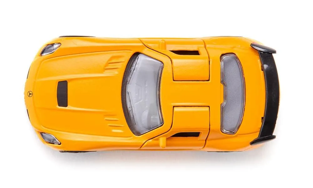 SIKU Super 1542 Mercedes SLS AMG voiture miniature orange portes papillon