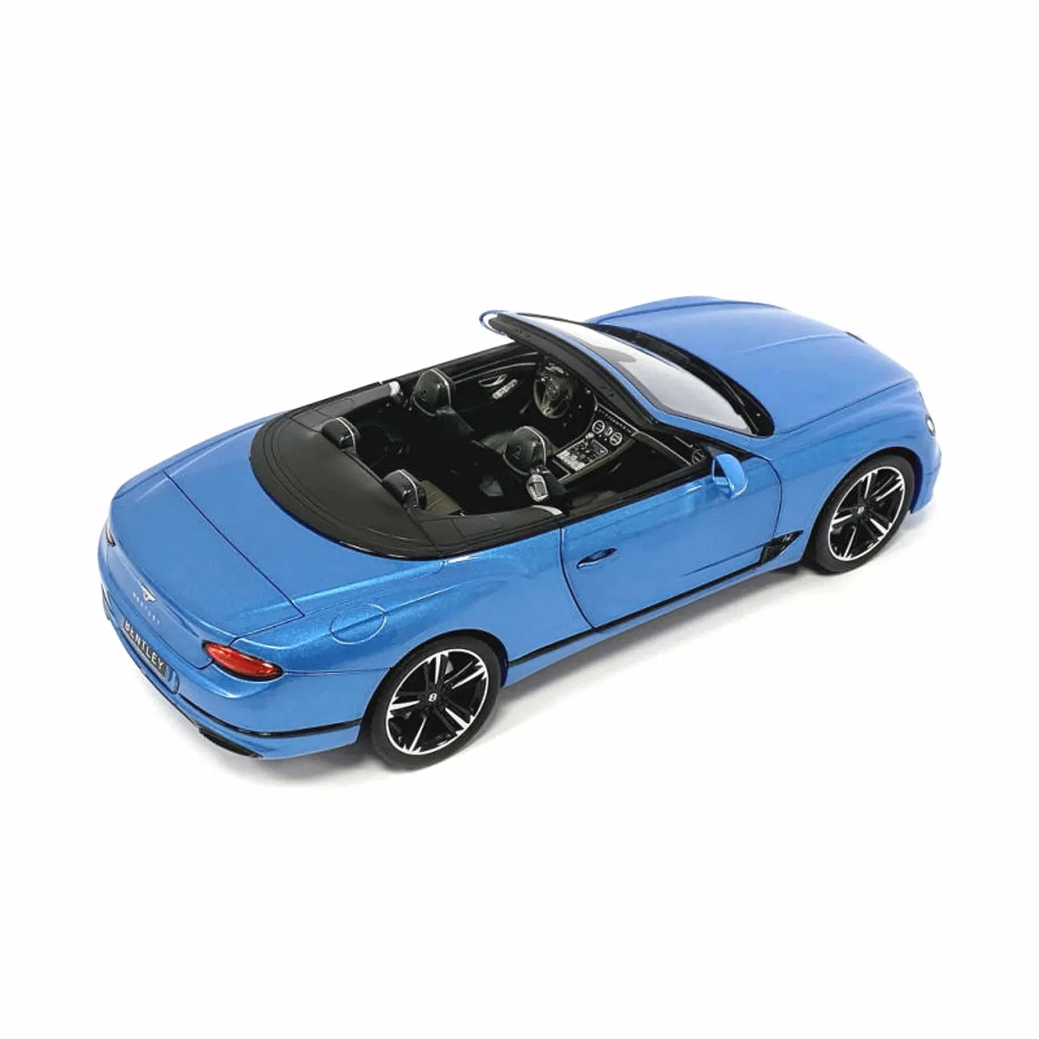 Norev Bentley Continental GT Cabriolet 2019 miniature 1/18 bleue