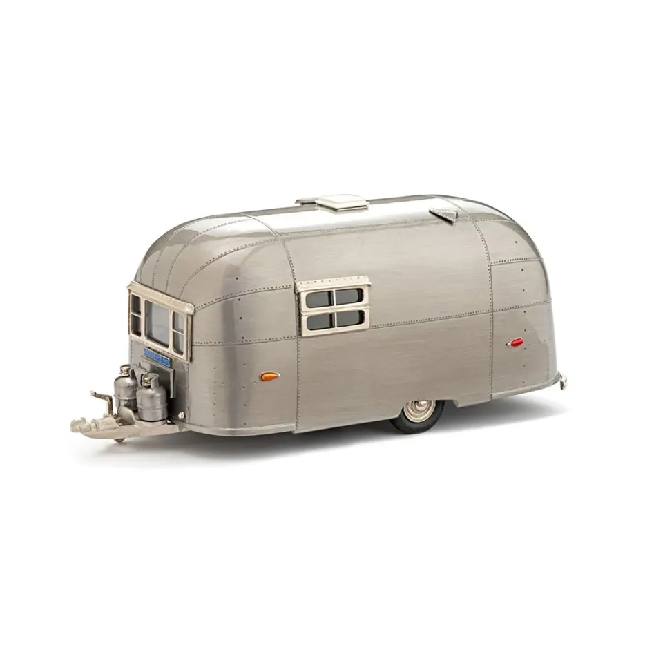 Brooklin BRK 1953 Airstream Wanderer miniature métal poli
