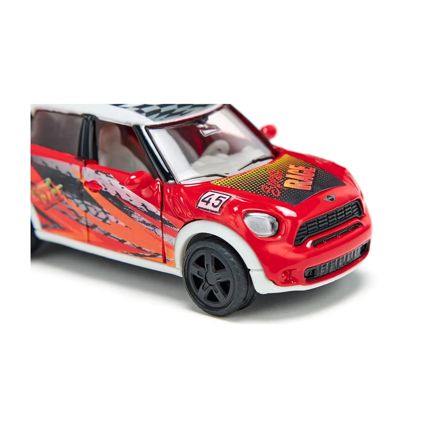 Siku 6504 MINI Countryman Race kit miniature rouge stickers