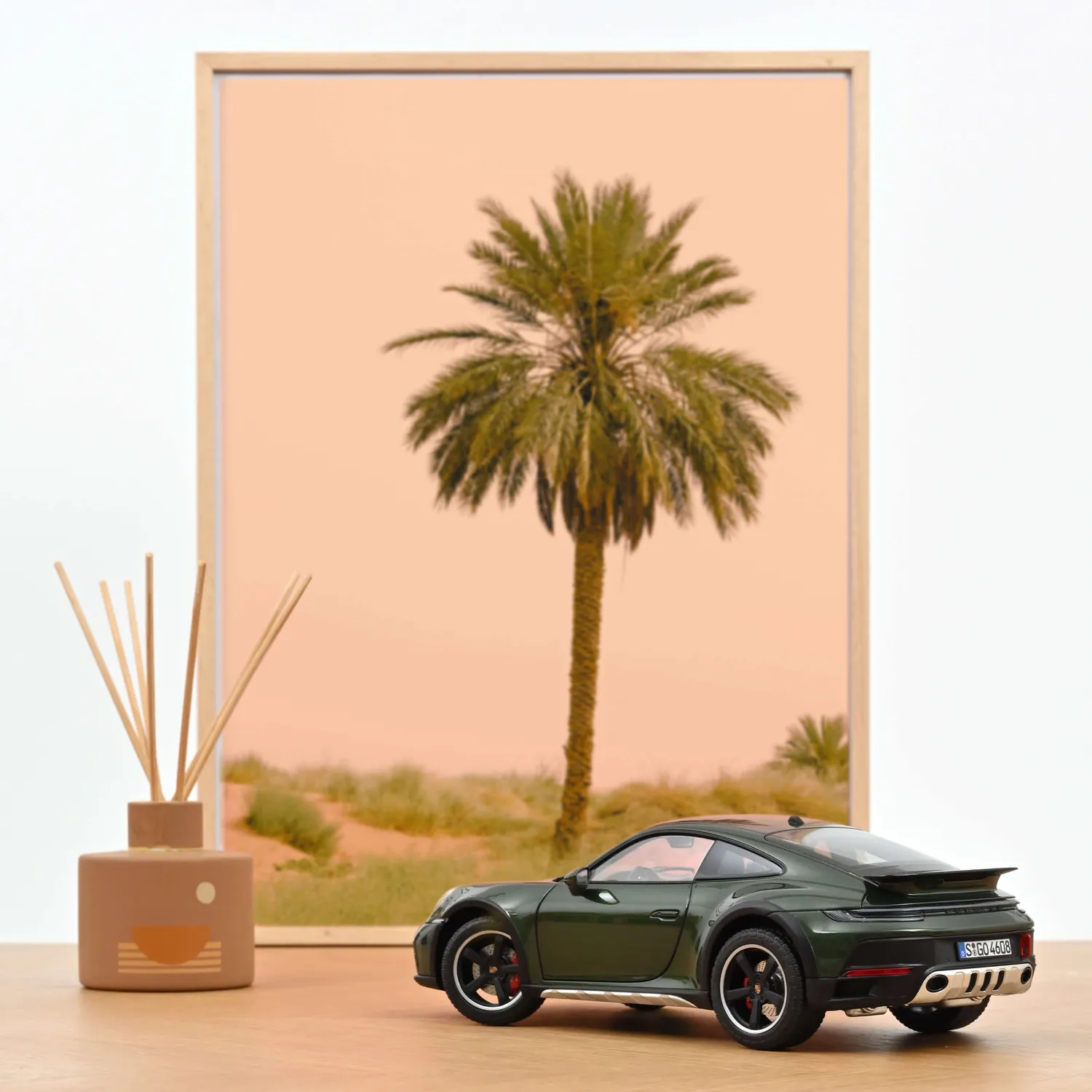 Norev Porsche 911 Dakar 2023 miniature 1/18 vert chêne