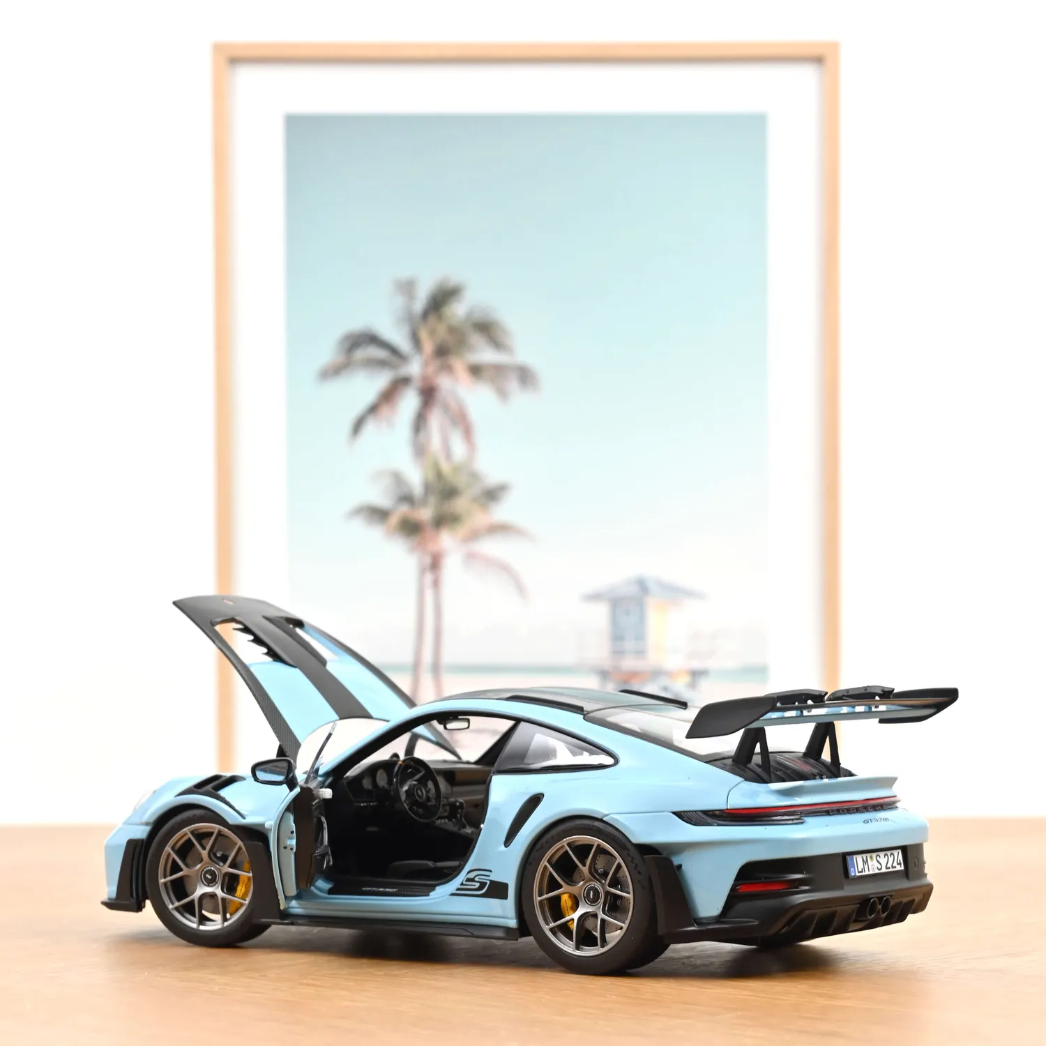 Norev Porsche 911 GT3 RS 2022 miniature 1/18 bleu