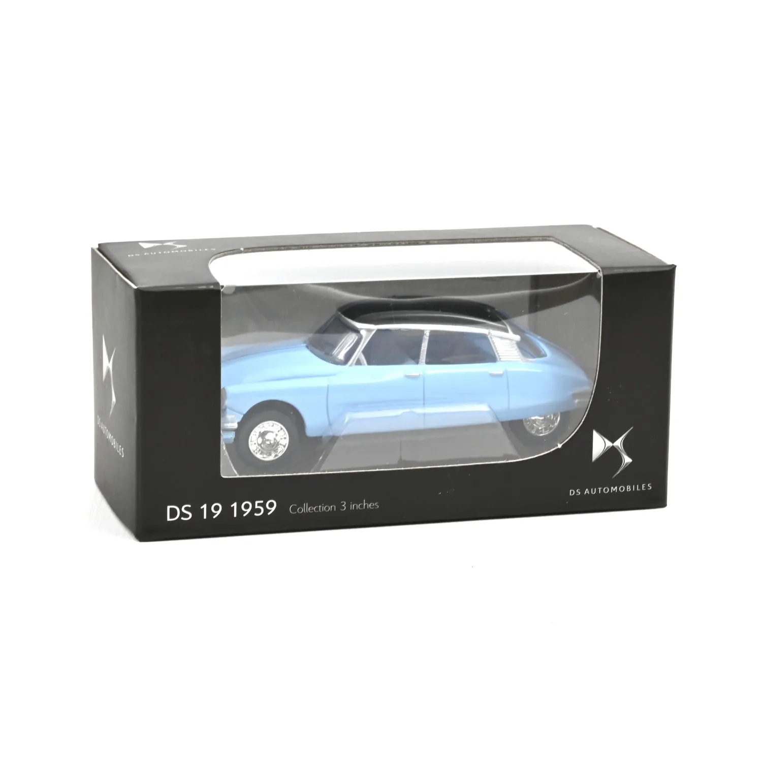 Norev DS 19 1959 voiture miniature 1/64 bleue