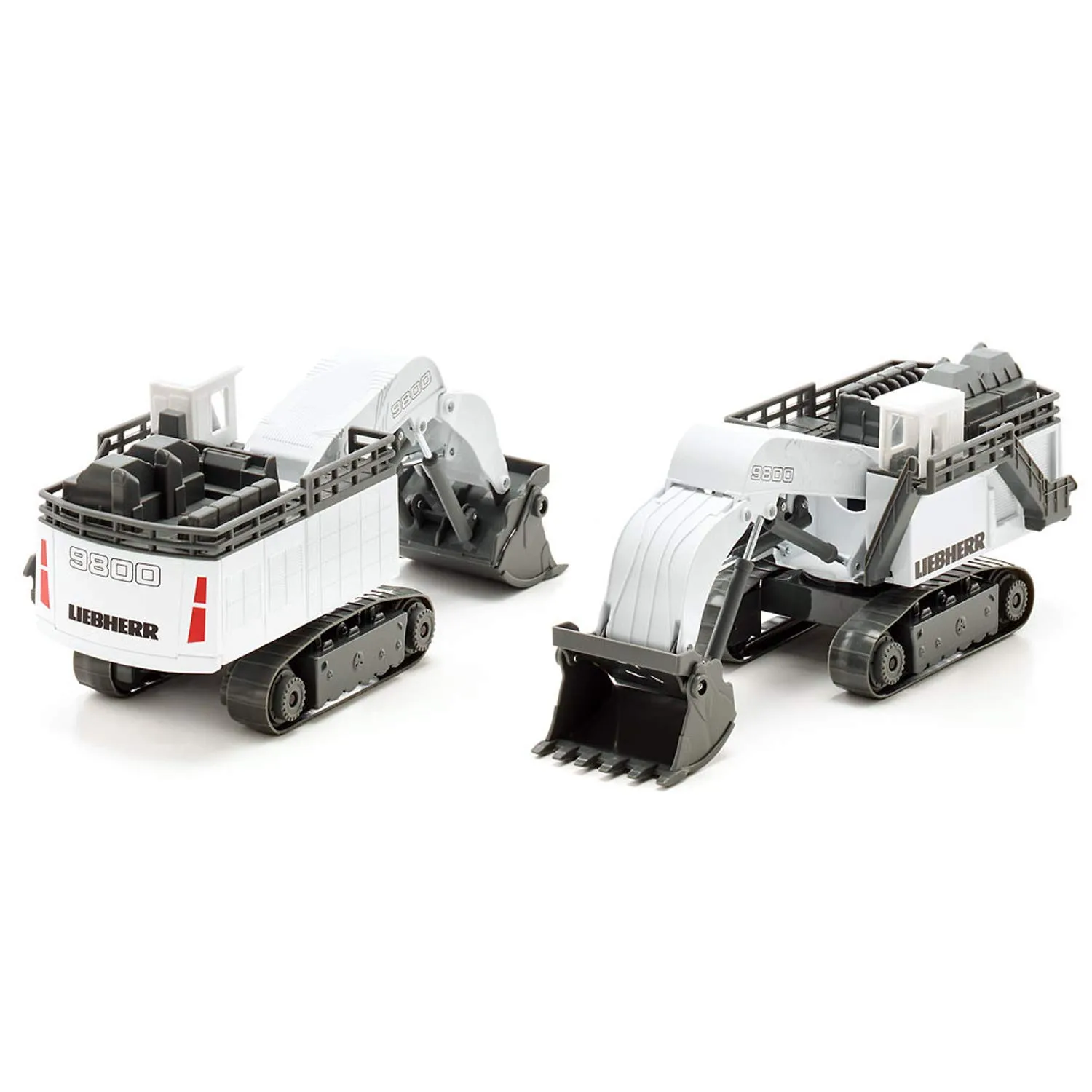SIKU Super 1798 Liebherr R9800 pelle miniature blanche 1:87 chenilles