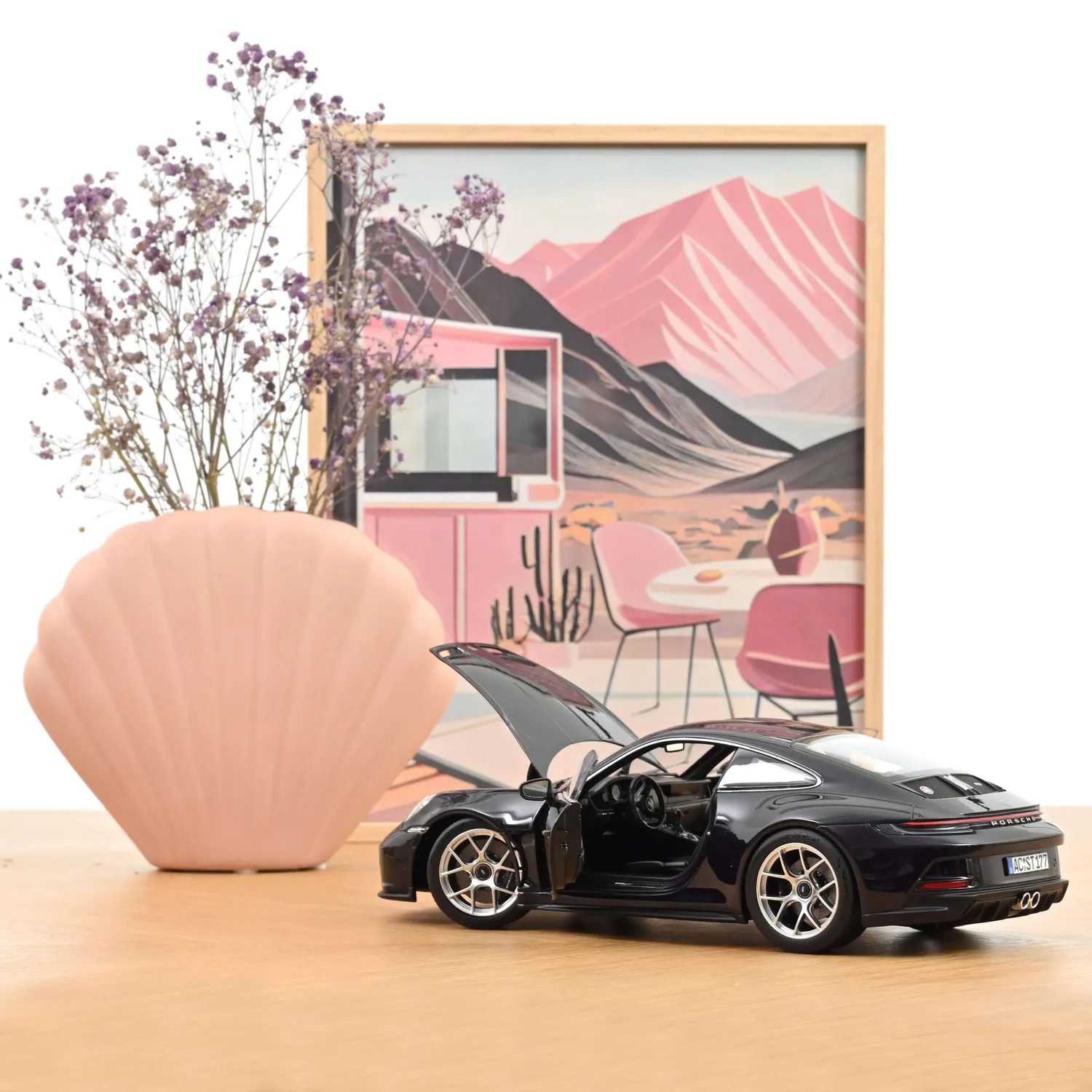Norev Porsche 911 S/T 2023 voiture miniature 1/18 violet 400 pcs