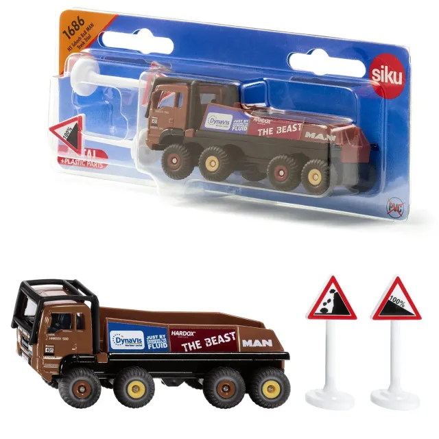 Siku Super 1686 camion MAN HS Schoch 8x8 brun