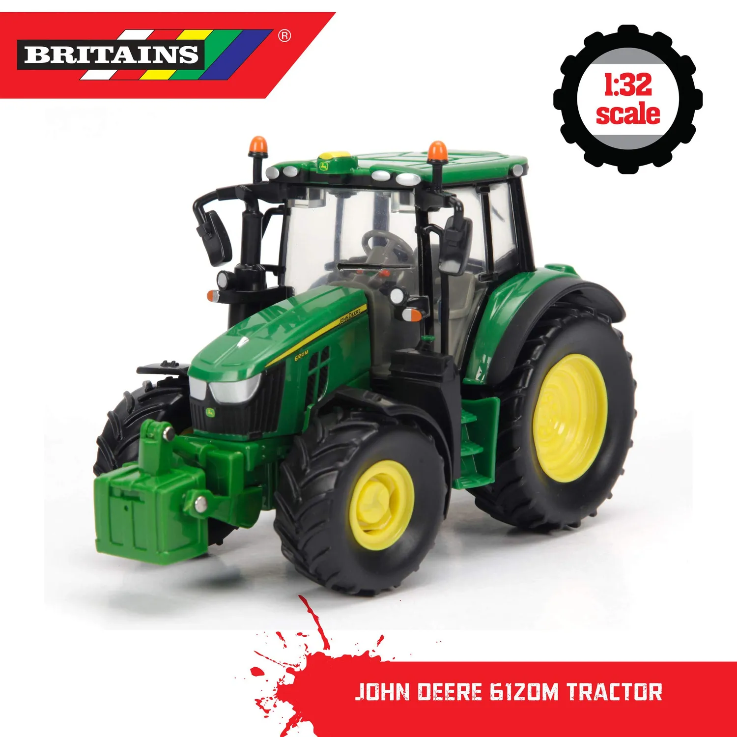 Britains John Deere 6120M tracteur miniature 1/32