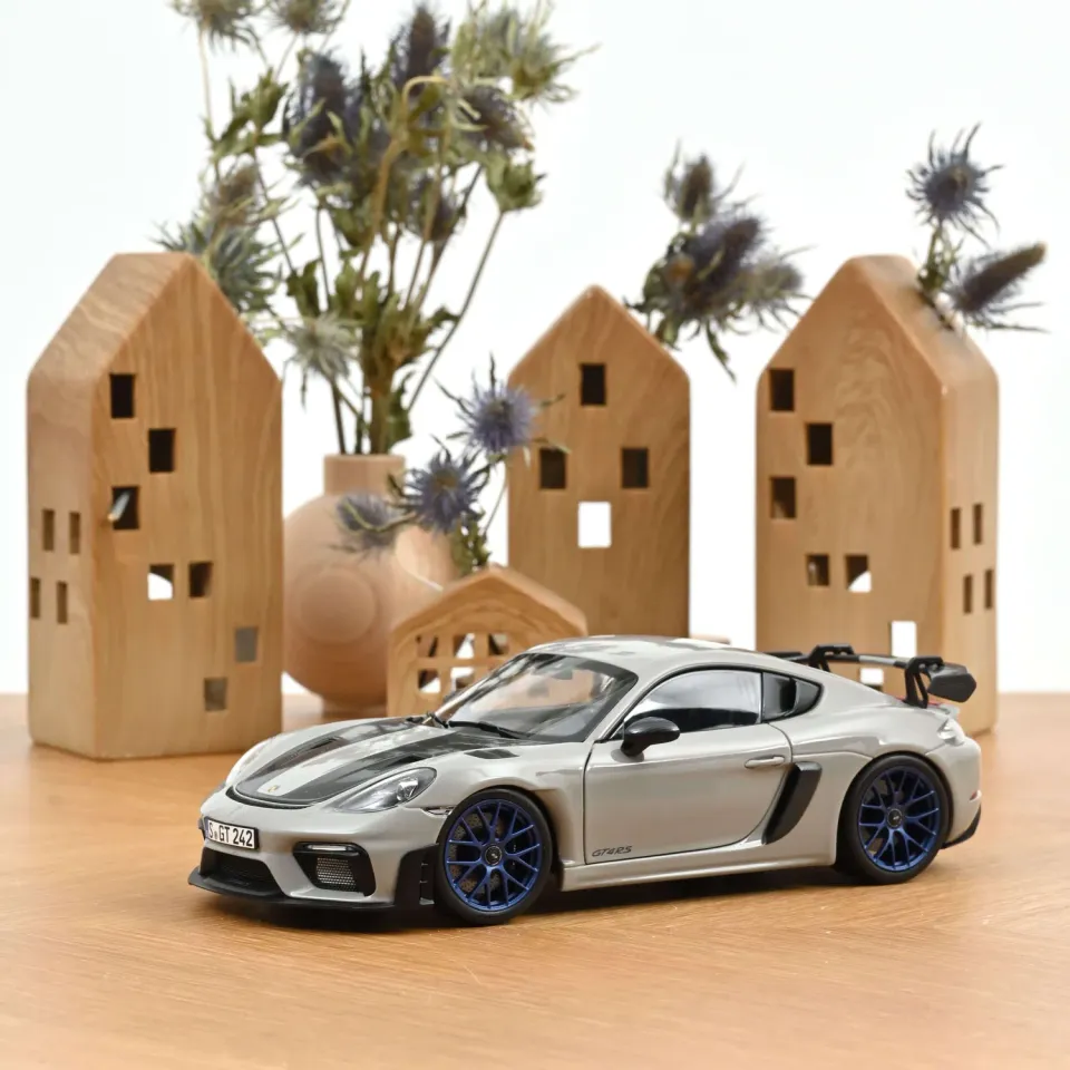 Norev Porsche Cayman GT4 RS 2023 miniature 1/18 Craie Weissach